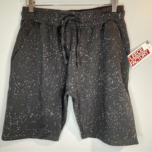 Fleece Factory Salt Wash Sweat Shorts Steel Small
